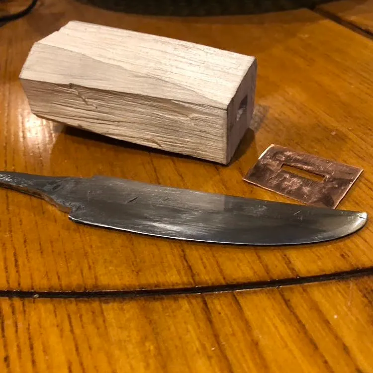 Components of the knife