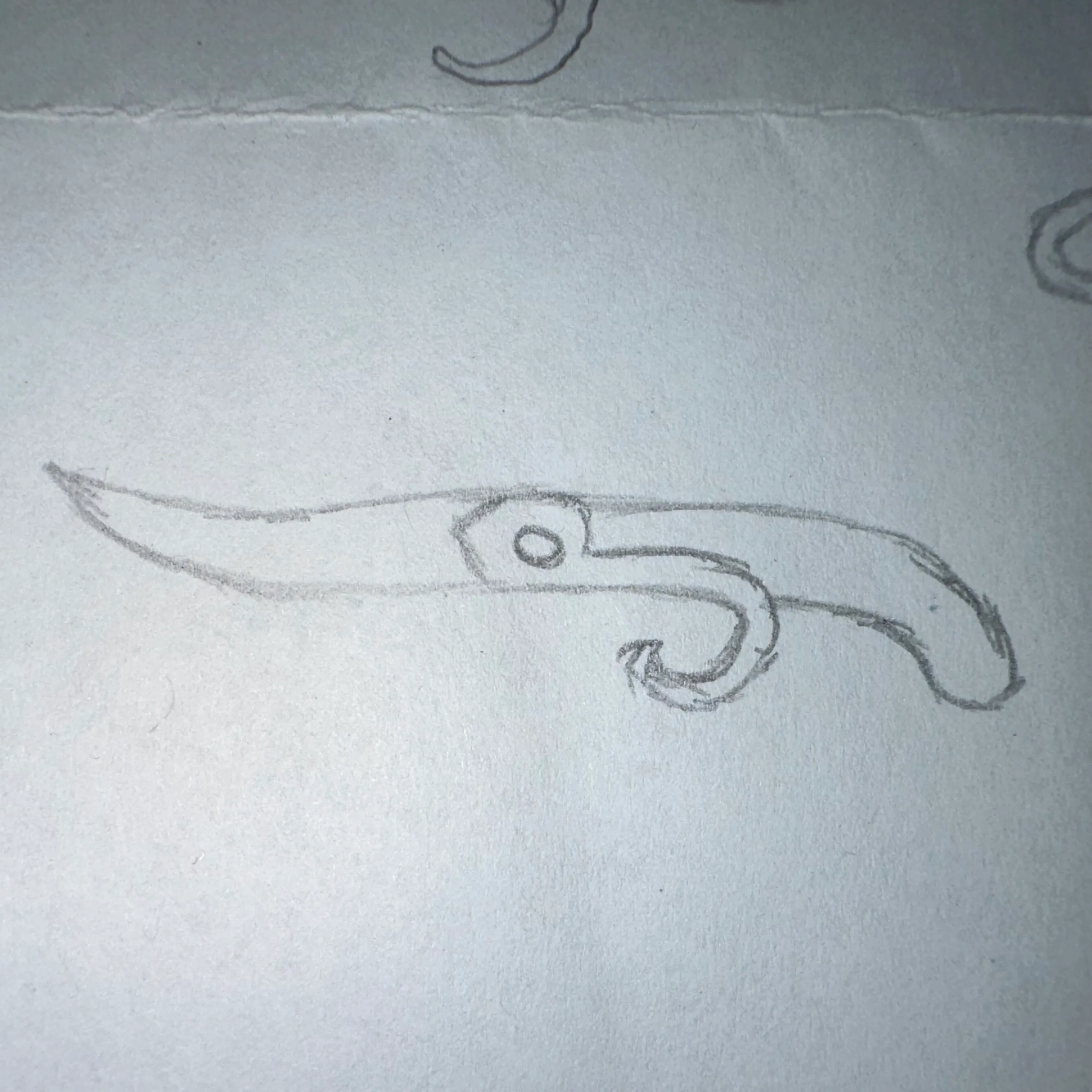 Up curved tip