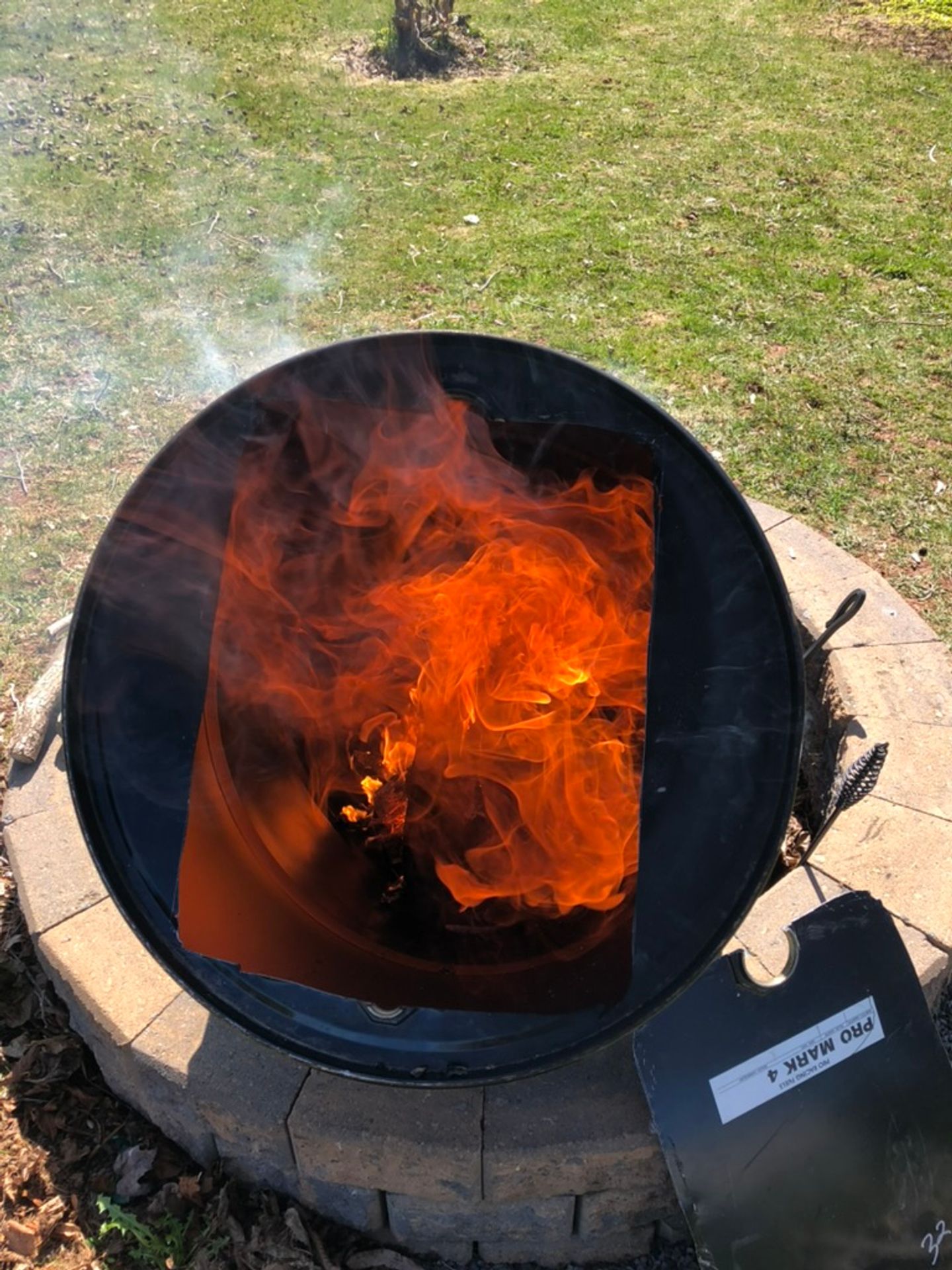 Rip roaring fire