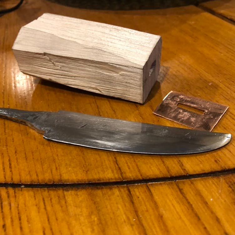 Components of the knife